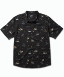 Salty Crew Round Up SS Woven Shirt - Black