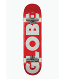 Globe G0 Fubar 8.25" Skateboard Complete - Red / White