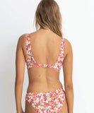 Rhythm Bloom Floral Tall Top - Red