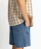 Rhythm Denim Essential Short - Dark Blue