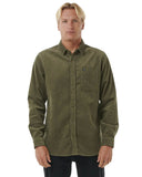 Rip Curl Classic Surf Cord L/S Shirt - Dusty Olive