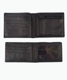 Rip Curl K-Roo RFID 2 In 1 Leather Wallet - Black