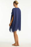 Sea Level Sunset Kaftan - French Navy