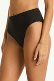 Sea Level Spinnaker Retro High Waist Pant - Black