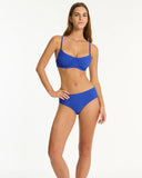 Sea Level Spinnaker Mid Bikini Pant - Cobalt