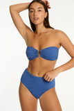 Sea Level Toscana U Bar Bandeau Top - Denim Blue