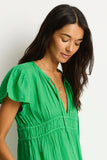 Sea Level Sunset Maxi Daydress - Kelly Green
