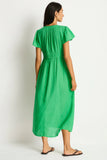 Sea Level Sunset Maxi Daydress - Kelly Green