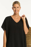 Sea Level Sunset Kaftan - Black