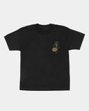 Santa Cruz Stranger Things Demogorgon Dot Youth T-shirt Black