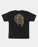 Santa Cruz Stranger Things Demogorgon Dot Youth T-shirt Black