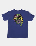 Santa Cruz Stranger Things Demogorgon Dot Youth T-shirt Cobalt