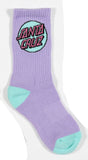 Santa Cruz Other Dot  Crew Girls Socks 4Pk - Orange Lavender