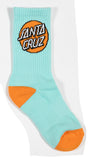 Santa Cruz Other Dot  Crew Girls Socks 4Pk - Orange Lavender