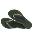 Havaianas Swarovski Slim Crystal - Green/Olive