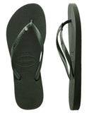 Havaianas Swarovski Slim Crystal - Green/Olive