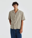 Wrangler Box Resort Shirt - Hessian Stripe