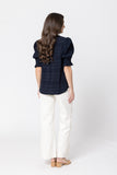 Seeking Lola Carefree Butterfly Top - Navy