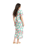 Seeking Lola Applause Dress in Rose Garden floral print maxi, sold by Point Break Cambridge local family surf shop at 63 Duke street.
