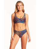 Sea Level Hunter Mid Bikini Pant - Blue