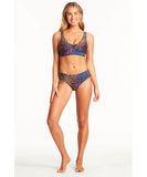 Sea Level Hunter Mid Bikini Pant - Blue