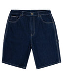 Santa Cruz Classic Dot Carpenter Jean Shorts - Rinsed Indigo