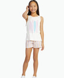 Roxy Following The Sun Girls Relaxed Vest Top - Snow White