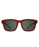 Spy Saxony Matte Translucent Sienna Red W/ Happy Gray Sunglasses