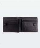 Volcom Single Stone Leather Wallet - Black