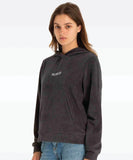 Hurley Roy Womens Fleece Pullover Hoodie - Dark Stone Grey