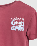 Saint Goliath Good Times Ahead Boys Tee - Port