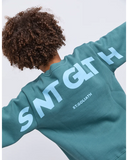 Saint Goliath Influence Boys Crew Sweatshirt - Forest