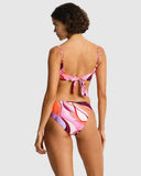 Sea Level Neon Wave Sporty Mid Pant - Berry