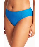 Sea Level Honeycomb Mid Bikini Pant - Capri