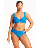 Sea Level Honeycomb Mid Bikini Pant - Capri