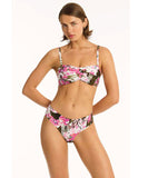Sea Level Isla Mid Bikini Pant - White