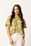 Seeking Lola Haven Top - Avocado Leaf