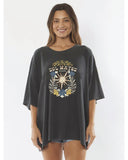 Sisstrevolution Sol Mates Boyfriend SS Knit Tee - Charcoal