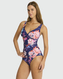 Sea Level Indochine Cross Front Multifit Singlet Top - French Navy