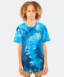 Santa Cruz MGF Dot Tie Dye Boys T-Shirt - Blue Tie Dye