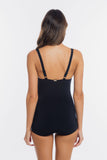 TOGS - Black Sweetheart Boyleg One-Piece Swimsuit