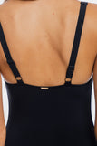 TOGS - Black Sweetheart Boyleg One-Piece Swimsuit