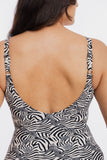 TOGS - Zurich V Neck Ruched One-Piece Swimsuit