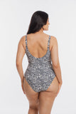 TOGS - Zurich V Neck Ruched One-Piece Swimsuit