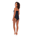 Togs Textured Tankini Pleated - Black