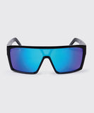 Unit Command Sunglasses - Black / Blue Polarised