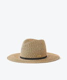 Rip Curl Classic Surf UPF Panama Hat - Black/Tan