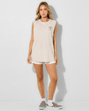 Model wearing the Unit Ladies Muscles Tank - Lodge