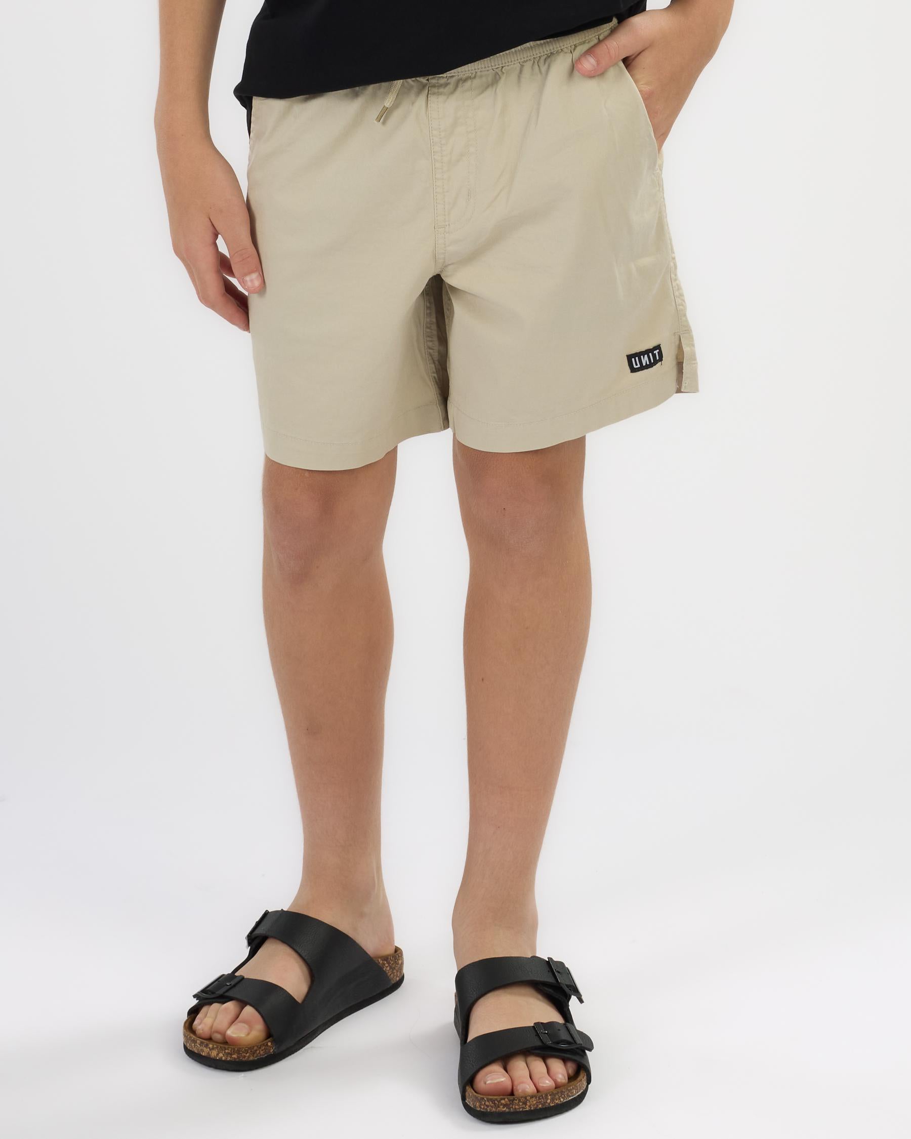 Unit Youth Shorts - Core - Cement