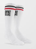 Volcom Mens Ramp Stone Skate Sock Pr - White